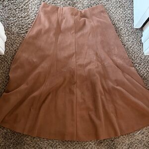 ANTONIO MELANI Tan A-Line Skirt
